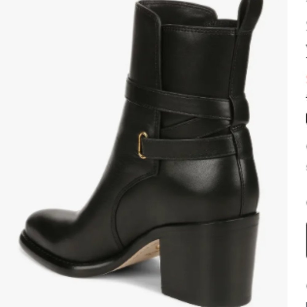 NIB Veronica Beard Sohelia booties, black, 8.5 **Free Shipping** - Picture 2 of 11
